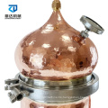 20L traditional essential oil extracting machine home  Gourd-shaped mini red copper essential oil distiller